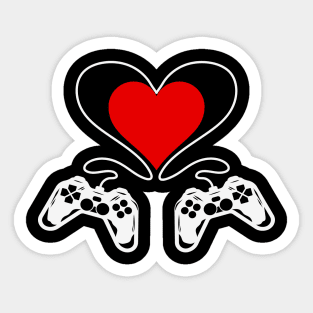 happy valentines day gamers gifts Sticker